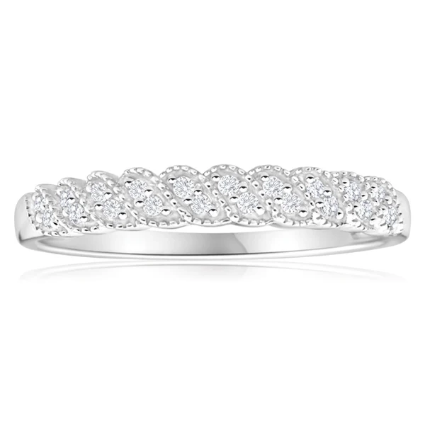 9ct White Gold Opulent Diamond Ring – Shiels Jewellers