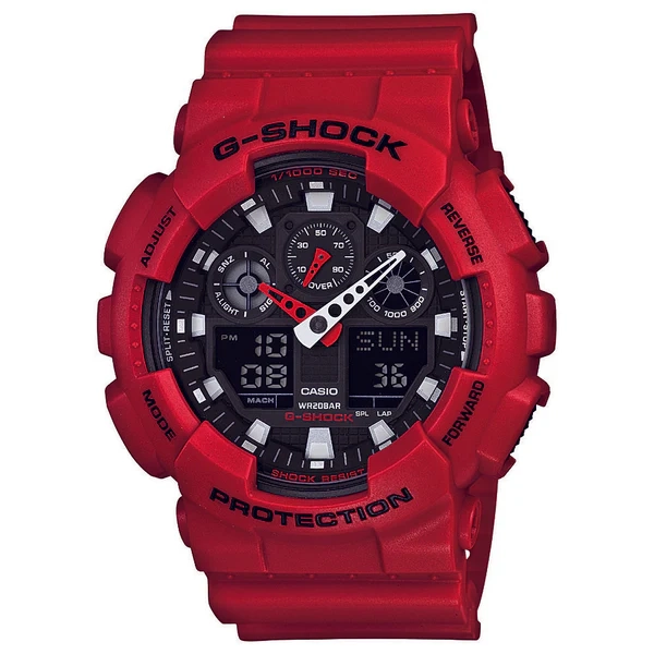 G-Shock GA100B-4A Red Watch – Shiels Jewellers