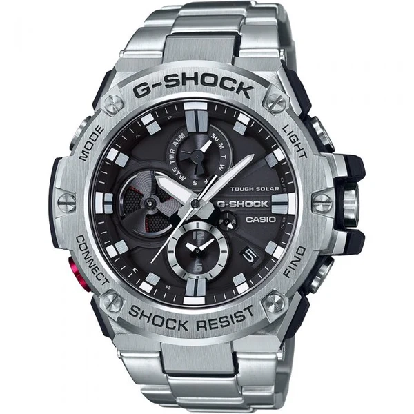 G-Shock Solar Bluetooth GSTB100D-1A9 G-Steel Watch – Shiels Jewellers