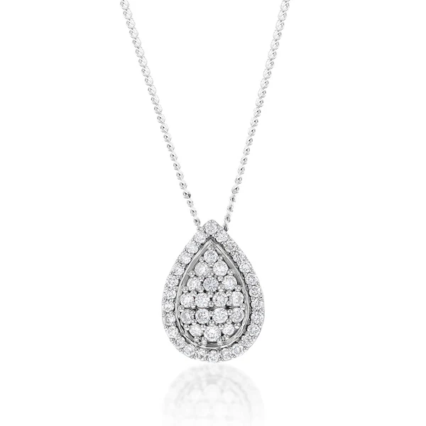 Luminesce Lab Grown Diamond 1/4 Carat Silver Pendant – Shiels Jewellers