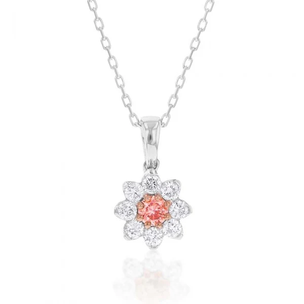 Luminesce Lab Grown Pink and White Diamond Pendant with Chain Included – Shiels Jewellers