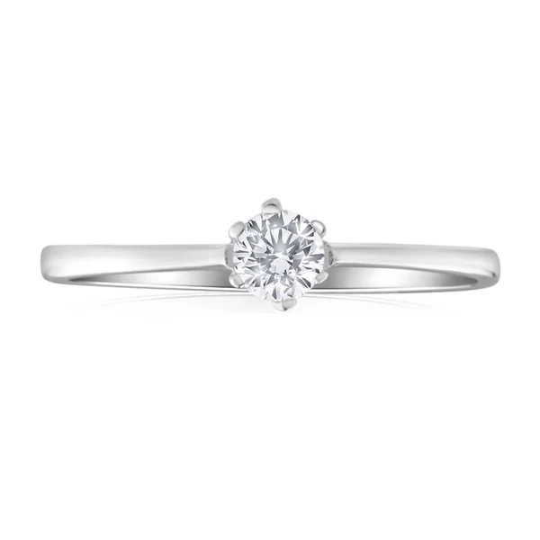 Sterling Silver Cubic Zirconia Claw Ring – Shiels Jewellers