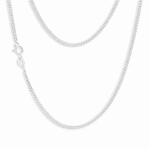 Sterling Silver Diamond Cut 40cm Curb Chain – Shiels Jewellers