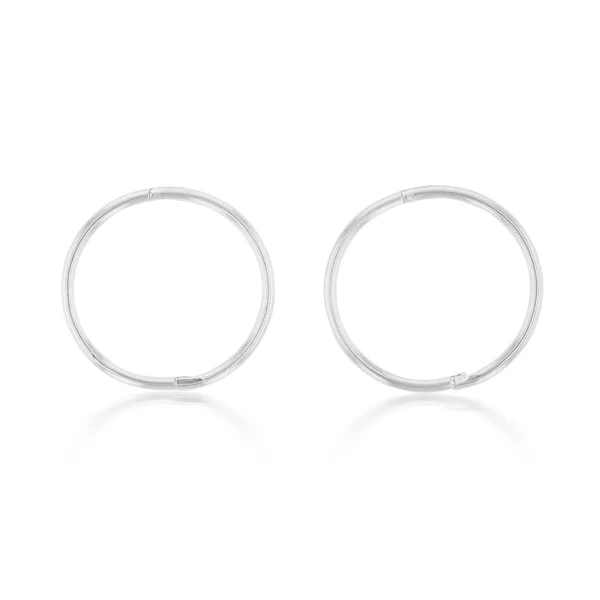 Sterling Silver Plain 16mm Sleeper Earrings – Shiels Jewellers