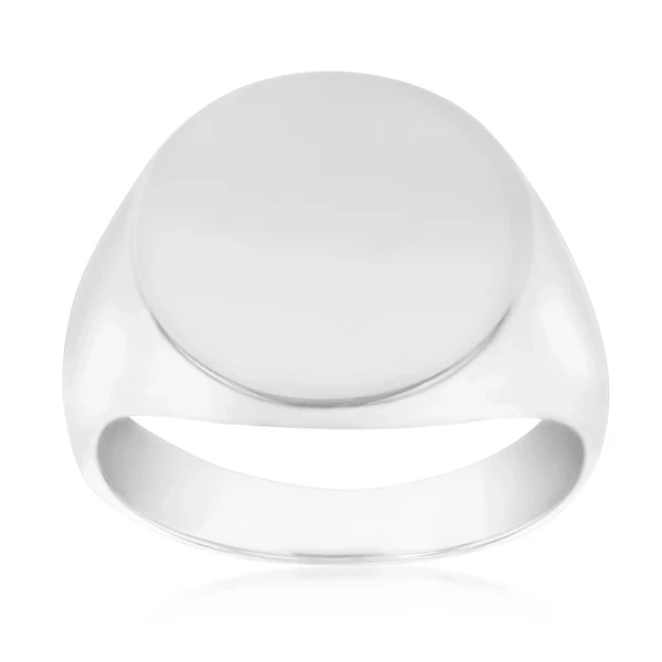 Sterling Silver Plain Round Gents Ring – Shiels Jewellers