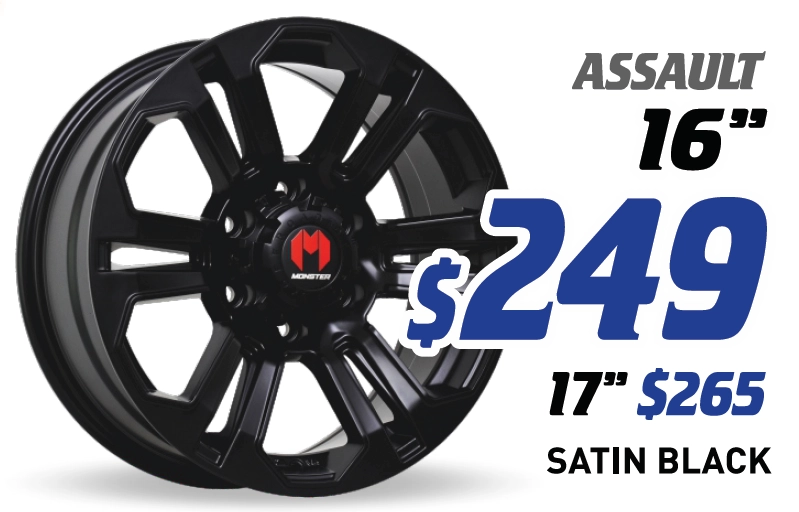 16" Wheel - Monster Assault