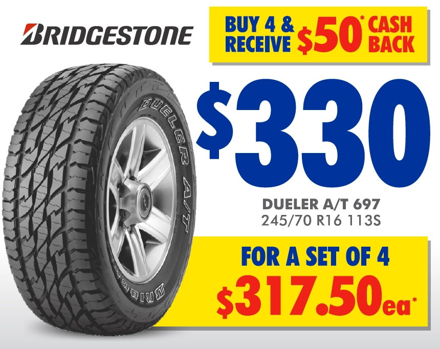 Tyre - Bridgestone Dueler A/T 697