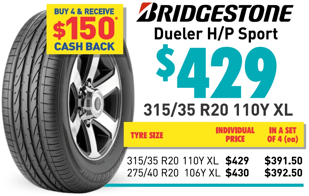 Tyre - Bridgestone Dueler H/P Sport