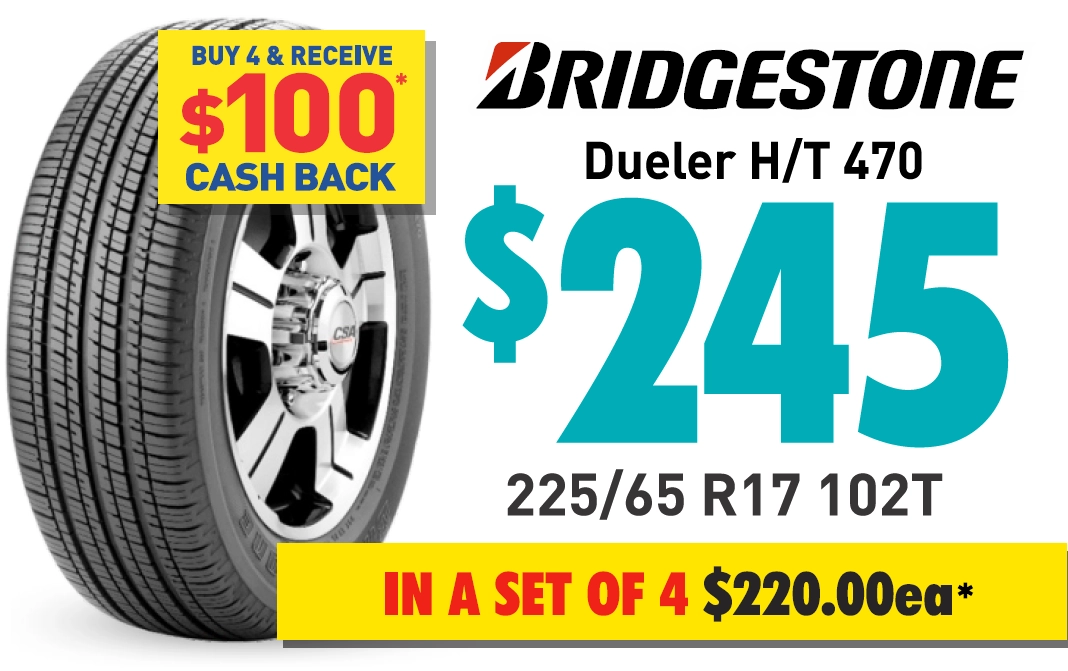 Tyre - Bridgestone Dueler H/T 470