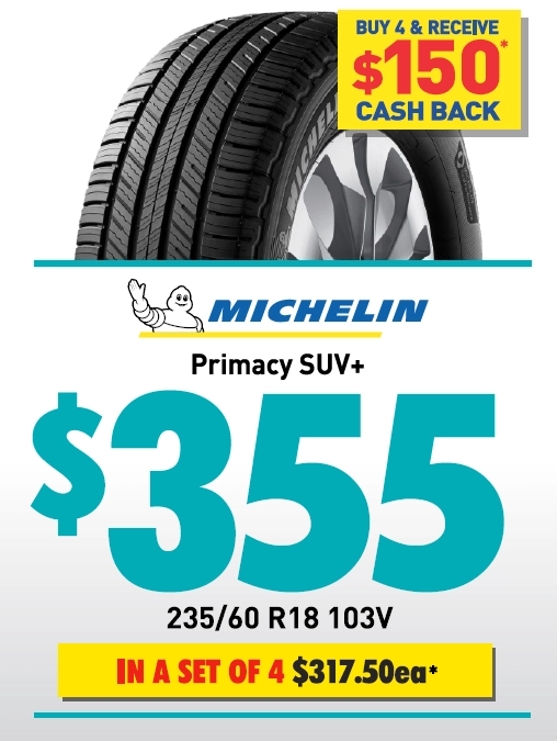 Tyre - Michelin Primacy SUV+