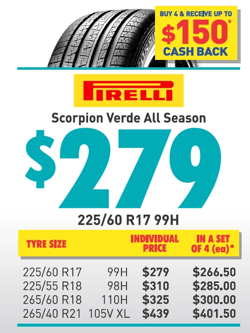 Tyre - Pirelli Scorpion Verde All Season