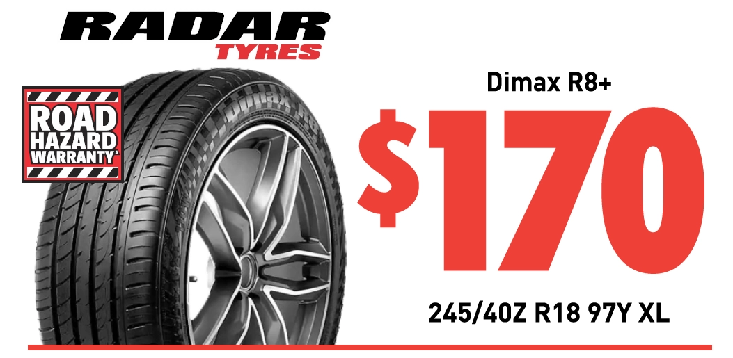 Tyre - Radar Dimax R8+