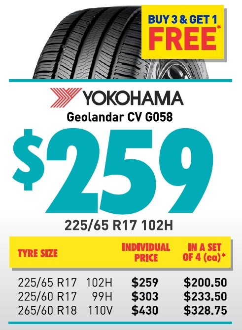 Tyre - Yokohama Geolandar CV G058