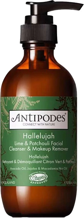 Antipodes Hallelujah Lime & Patchouli Facial Cleanser 200ml