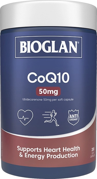 Bioglan COQ10 50mg Potent Antioxidant 200 Capsules