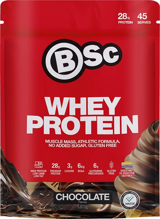 BSc Body Science Whey Protein Powder Chocolate - 1.8kg