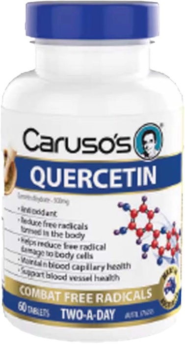 Carusos Quercetin 500mg 60 Tablets