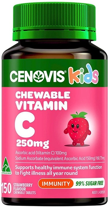 Cenovis Chewable Vitamin C 250mg Strawberry J50 Lablets