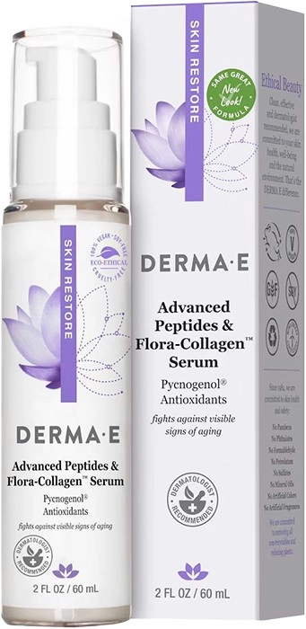 Derma E Advanced Peptides and Flora Collagen Serum 60ml