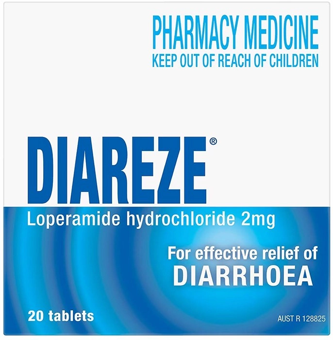 Diareze Diarrhoea Relief 20 Tablets