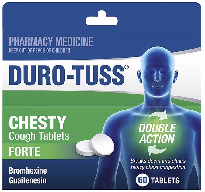 Durotuss Chesty Cough Forte 60 Tablets