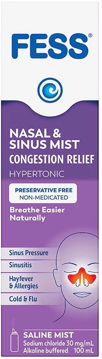 Fess Nasal & Sinus Mist Congestion Relief 100ml