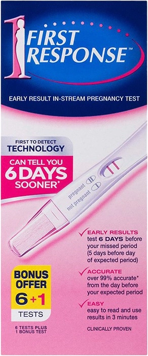 First Response Early Result Instream Pregnancy Test 6 + 1 Test