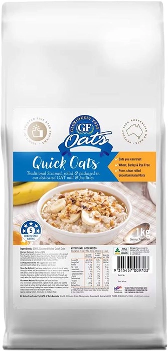 Gloriously Free Free Quick Oats 1kg