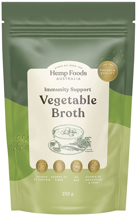 Hemp Foods Australia Immunity Support Vegetable Broth 252g