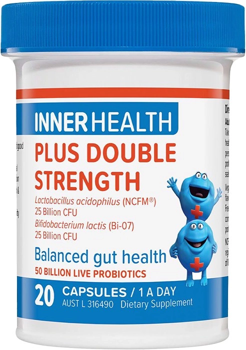 Inner Health Plus Double Strength Probiotics 20 Capsules