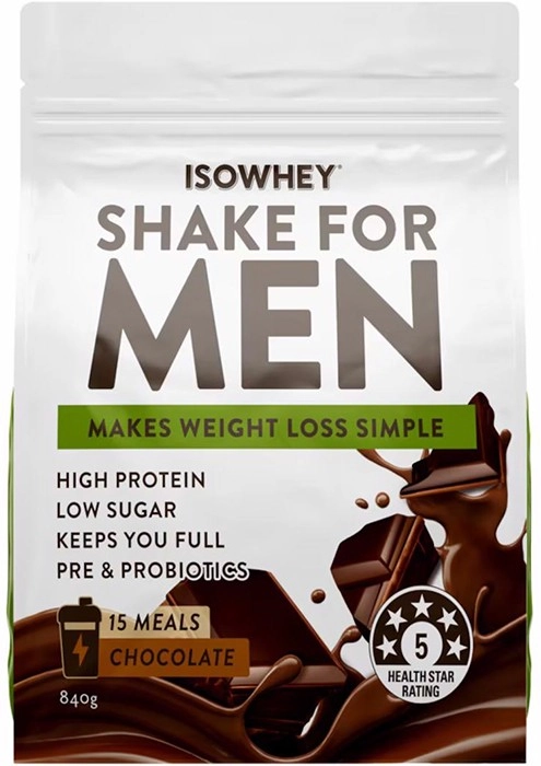 IsoWhey Men's Shake Chocolate 840g¹