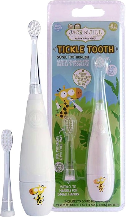 Jack N' Jill Sonic Toothbrush Tickle Tooth 0-3 Years