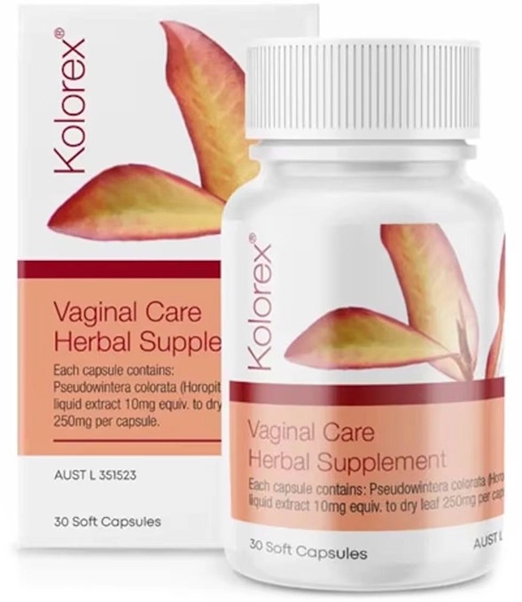 Kolorex Vaginal Care Herbal Supplement 30 Capsules