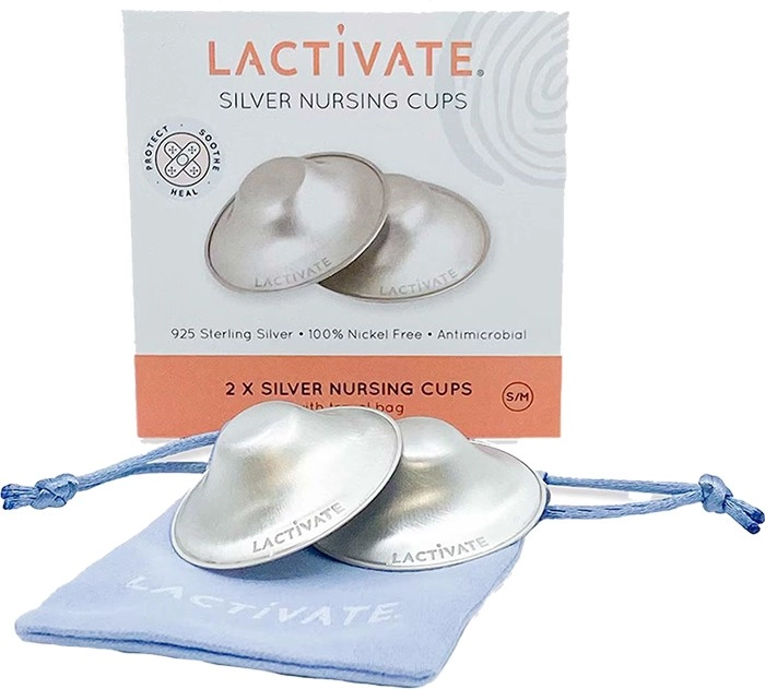 Lactivate Silver Nursing Cups Regular 2 Pack