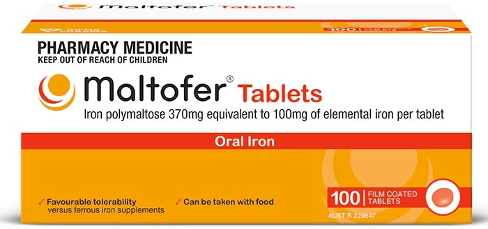 Maltofer Iron Tablets 100mg 100 Pack