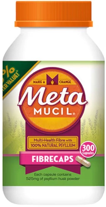 Metamucil Fibre Supplement 300 Fibrecaps  