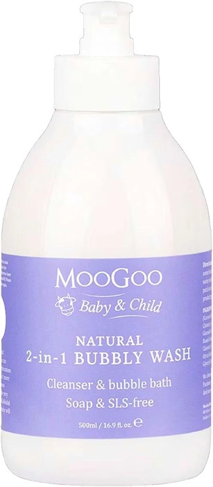 MooGoo Baby 2-in-1 Bubbly Wash 1 Litre