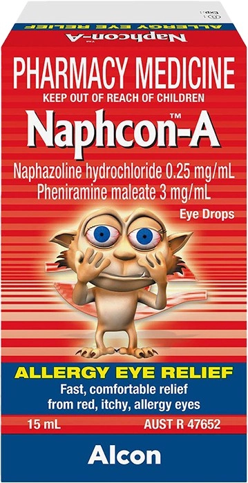 Naphcon-A Eye Drops Allergy Eye Relief 15ml