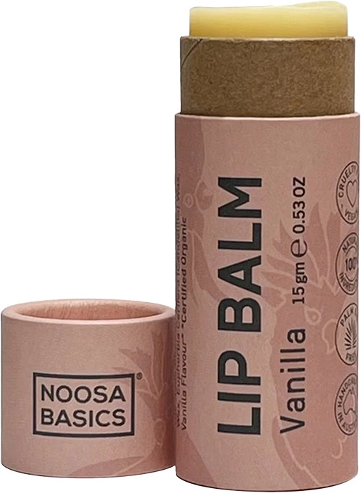 Noosa Basics Organic Lip Balm Vanilla 15g