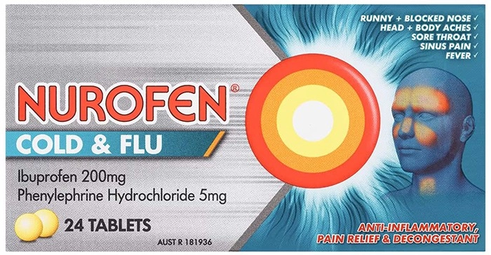 Nurofen Cold & Flu Multi- Symptom Relief 24 Tablets