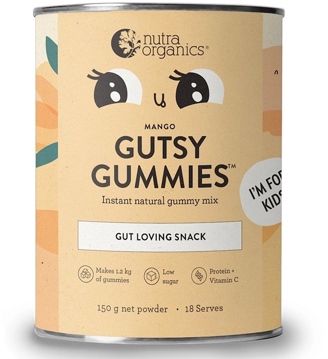 Nutra Organics Gutsy Gummies Mango 150g