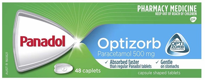 Panadol with Optizorb Pain Relief 48 Caplets