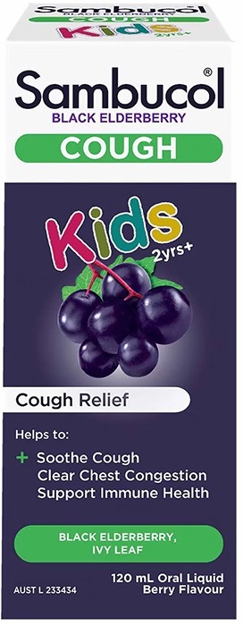 Sambucol Kids Cough Relief Liquid 120ml