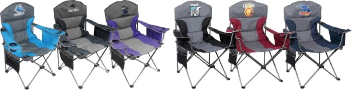 50% off NRL & AFL Camp Chairs