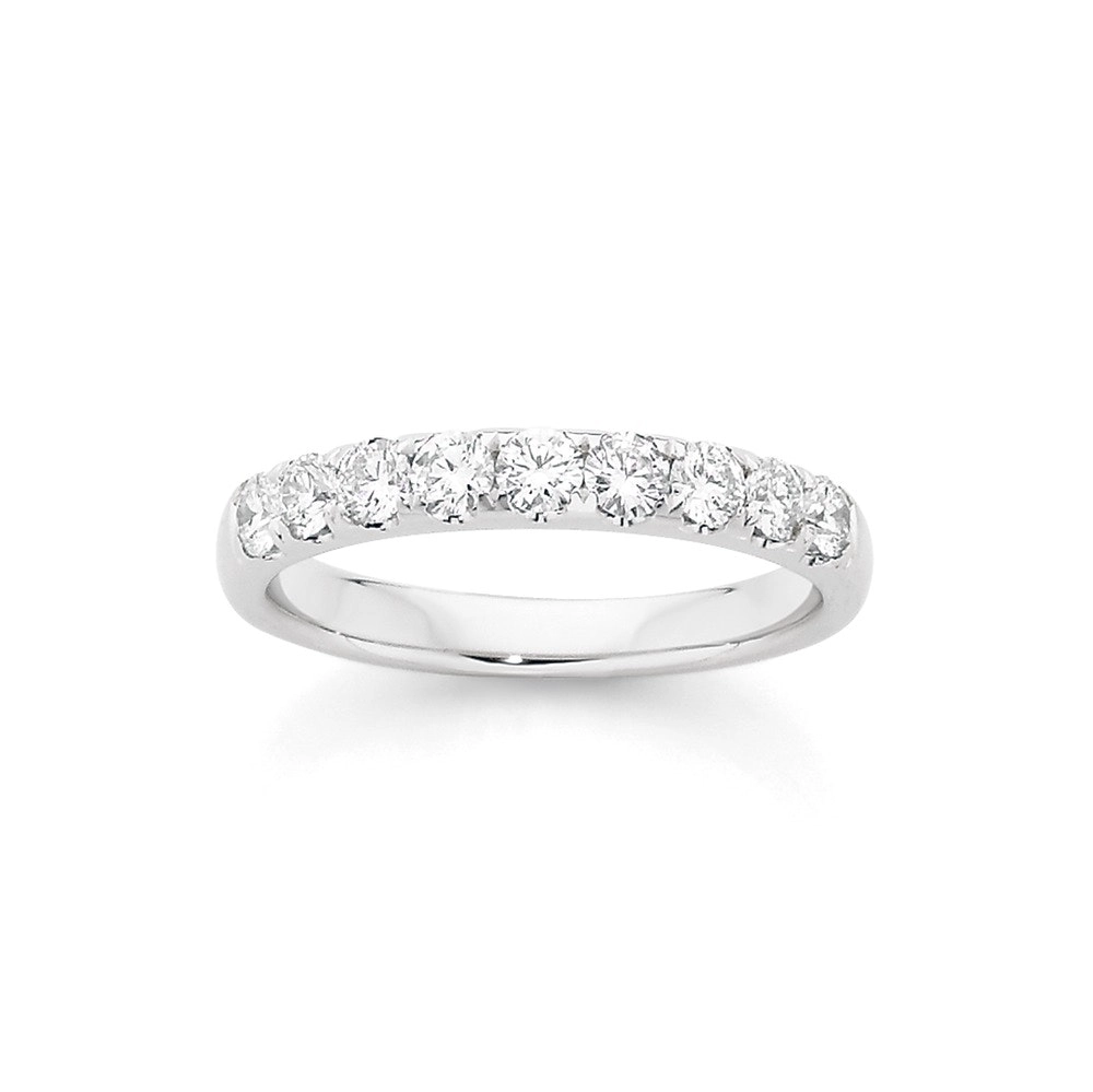 18ct White Gold Diamond Anniversary Band