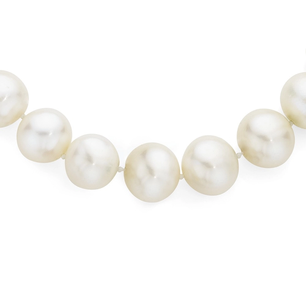 9ct Gold 50cm Cultured Fresh Water Pearl Necklace