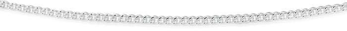 Sterling Silver 45cm Curb Chain