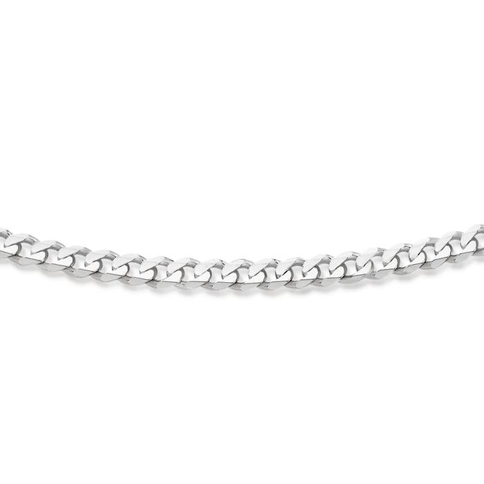 Sterling Silver 55cm Curb Men's Chain