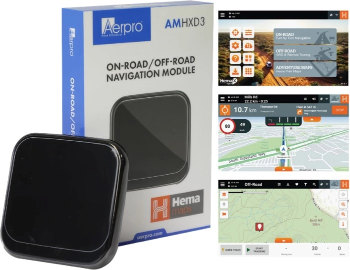 Aerpro Navigation Module with Hema Maps