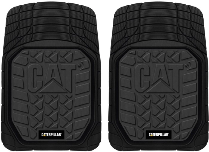 Caterpillar Rubber Floor Mats Black